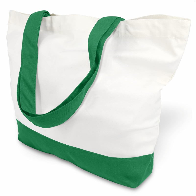 TOPDesign 3-Pack Super Strong Large 12oz Cotton Canvas Tote Bags, Reusable Grocery Shopping Cloth Bags, Fashionable Two-Tone Totes for Crafts, DIY Your Creative Designs - Image 1